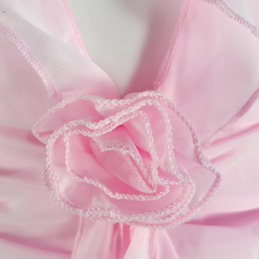 Robe belle rose