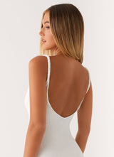 שמלת ליב לבנה