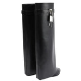 מגף ברנדי שחור