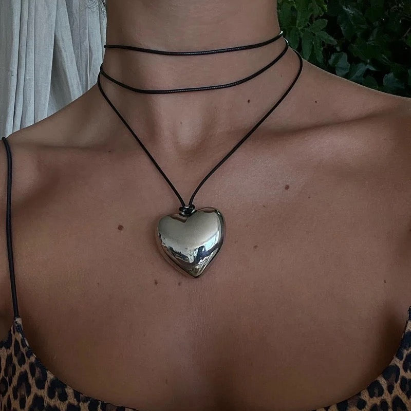 Collier pendentif coeur