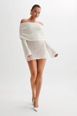 שמלת קיילה לבנה