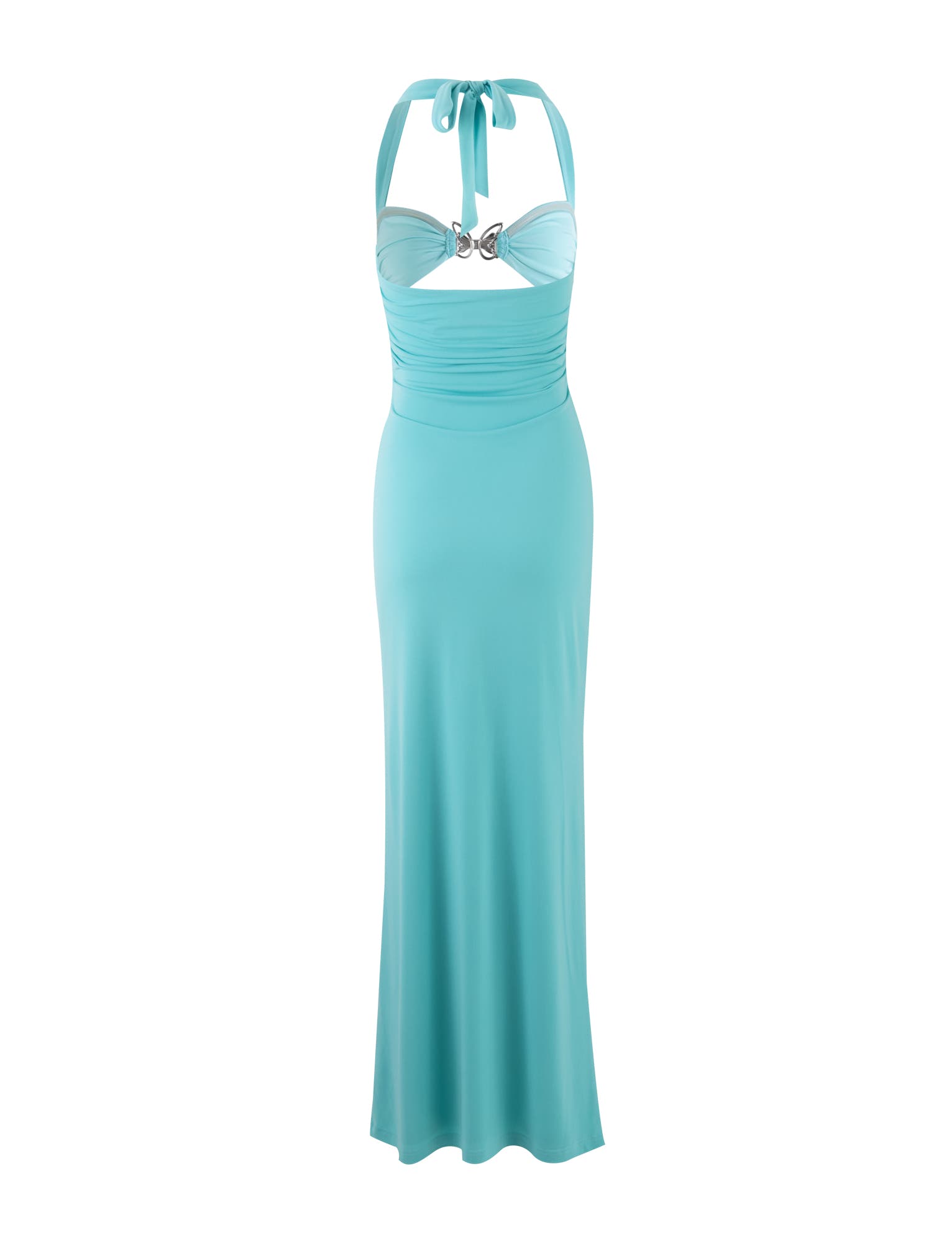 Robe violette turquoise