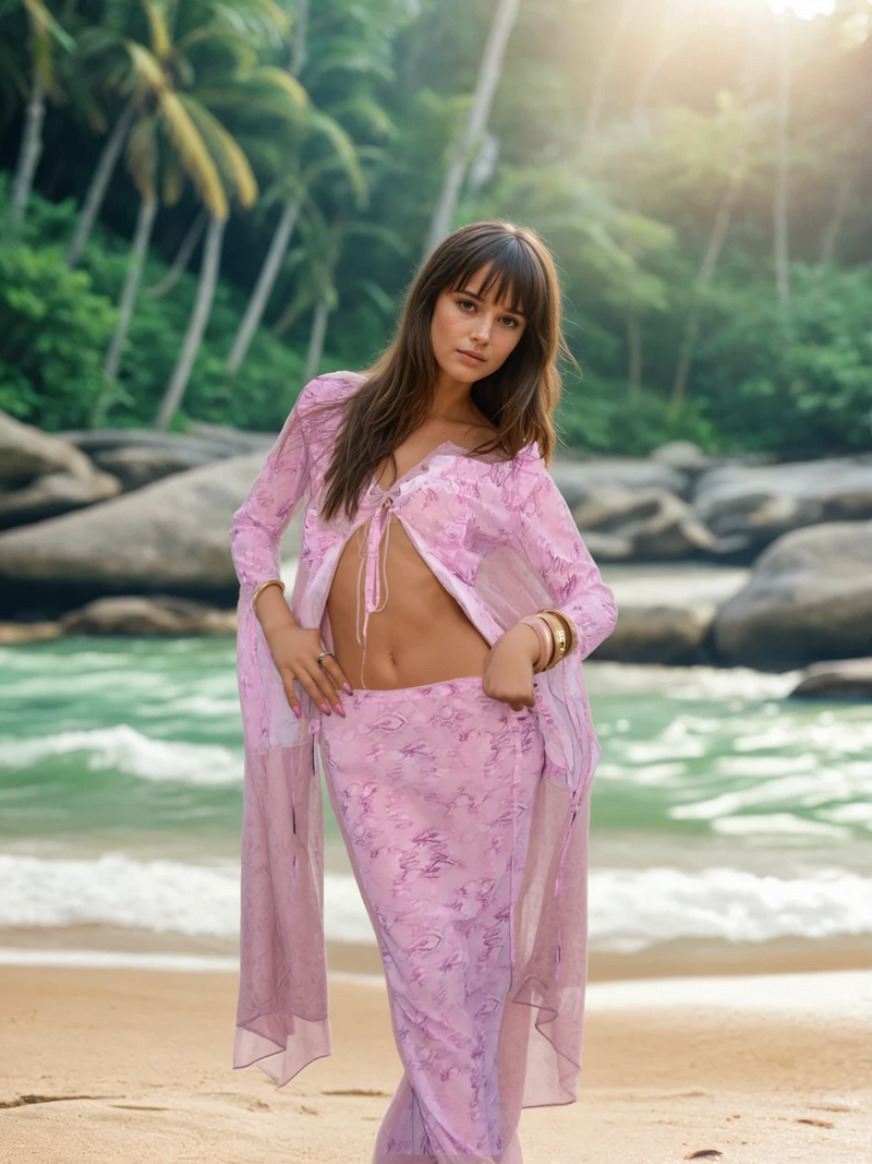 סט מדיסון ורוד