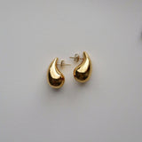 עגיל טיפה זהב