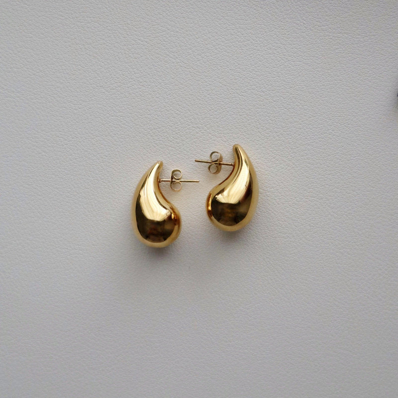 עגיל טיפה זהב