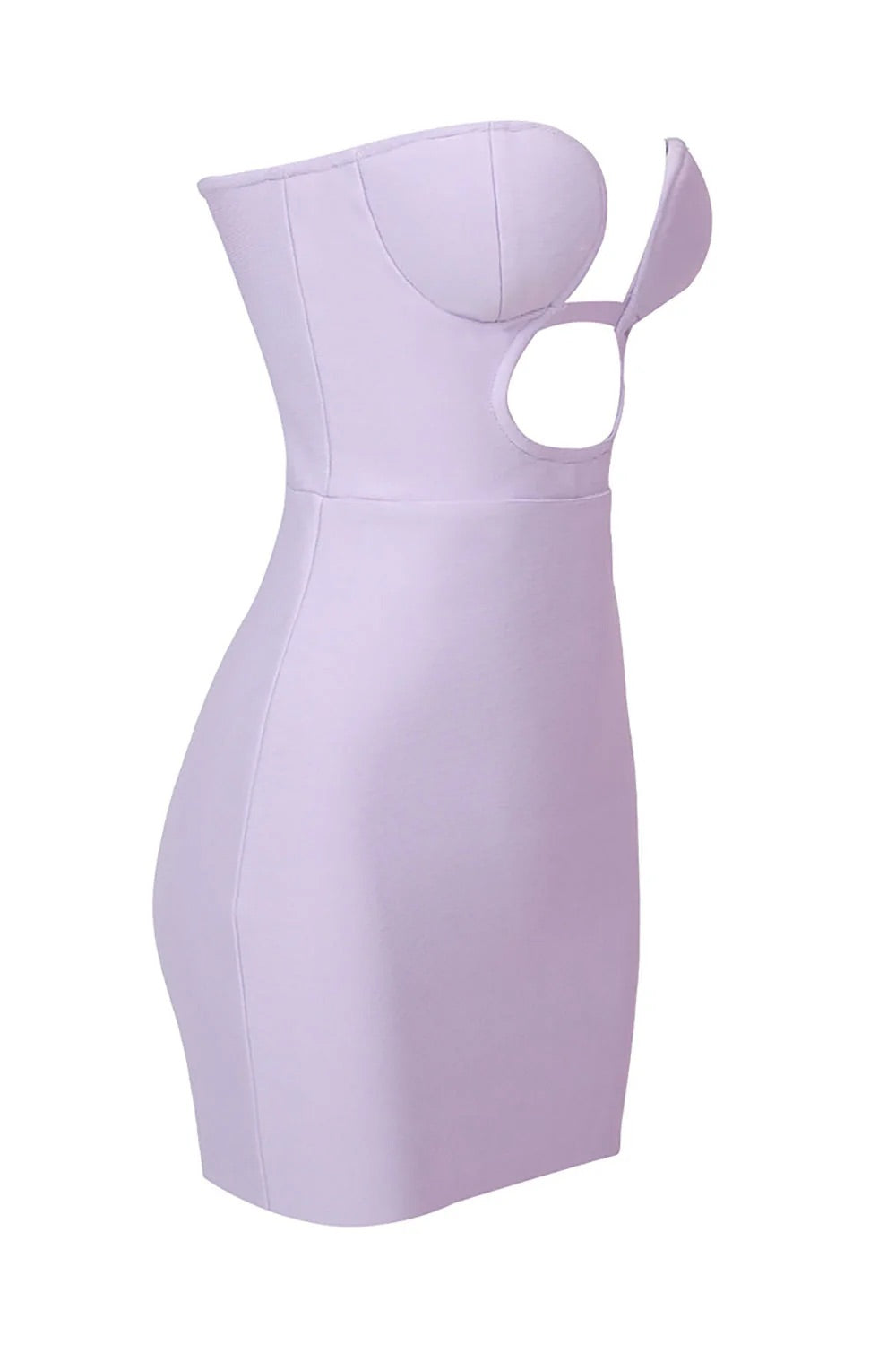 Giselle purple mini dress