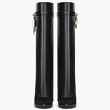 מגף ברנדי שחור